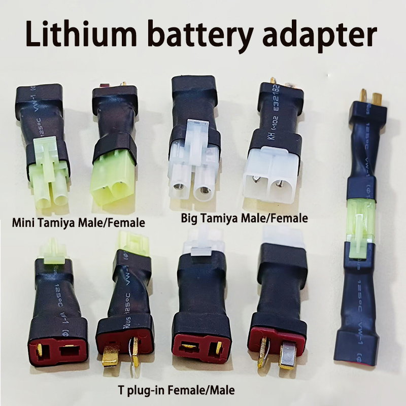 Drone Rc Car Hybrid - Adaptor Baterai Lipo RC T-Plug Mini/Besar