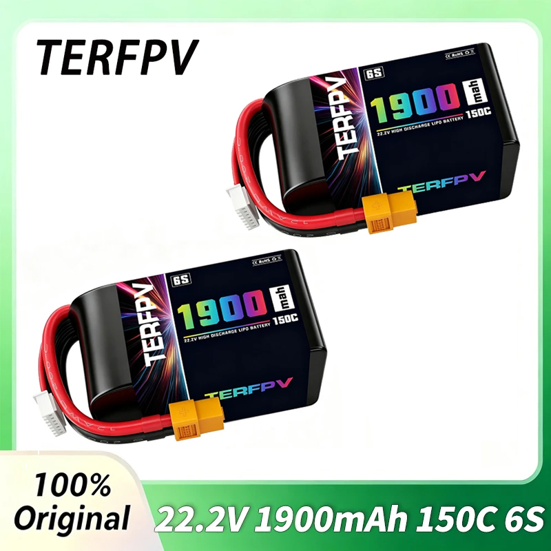 Drone And Car - 1/2Pcs Baterai TERFPV Lipo 6S 1900mAh
