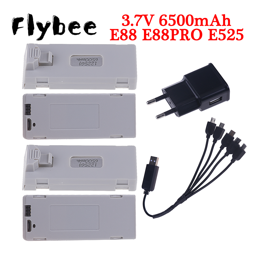 Drone Rc E99 K3 - Baterai Lipo 3.7V 6500mAh baterai Lipo