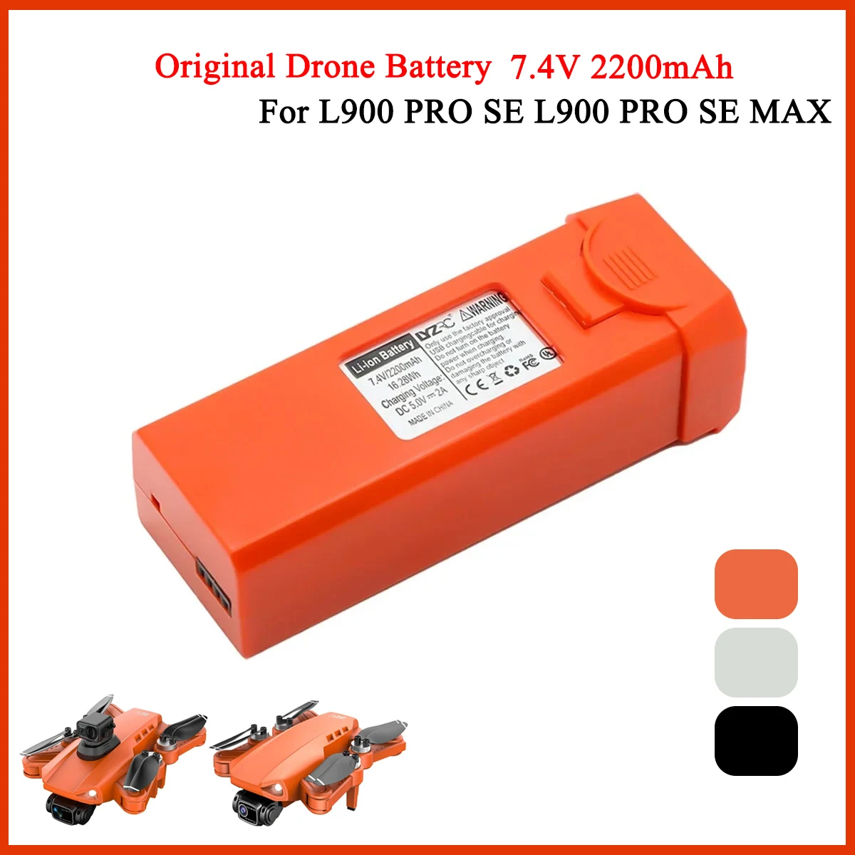 Lyzrc Drone - Drone L900 PRO SE Max baterai
