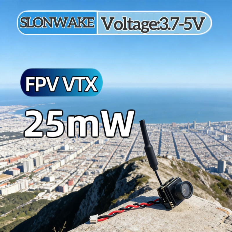 Rc Airplane Drone - SLONWAKE FPV 25mW Simulasi Daya VTX