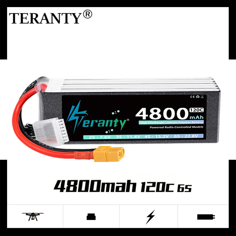 Drone Rc Leading - TERANTY 6S 4800MAh Baterai Lipo 22.8V