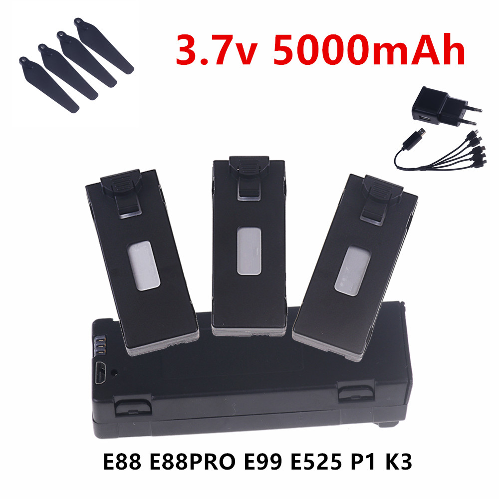 Drone Rc E99 K3 - Baterai 3.7V Untuk E88 E88PRO E99