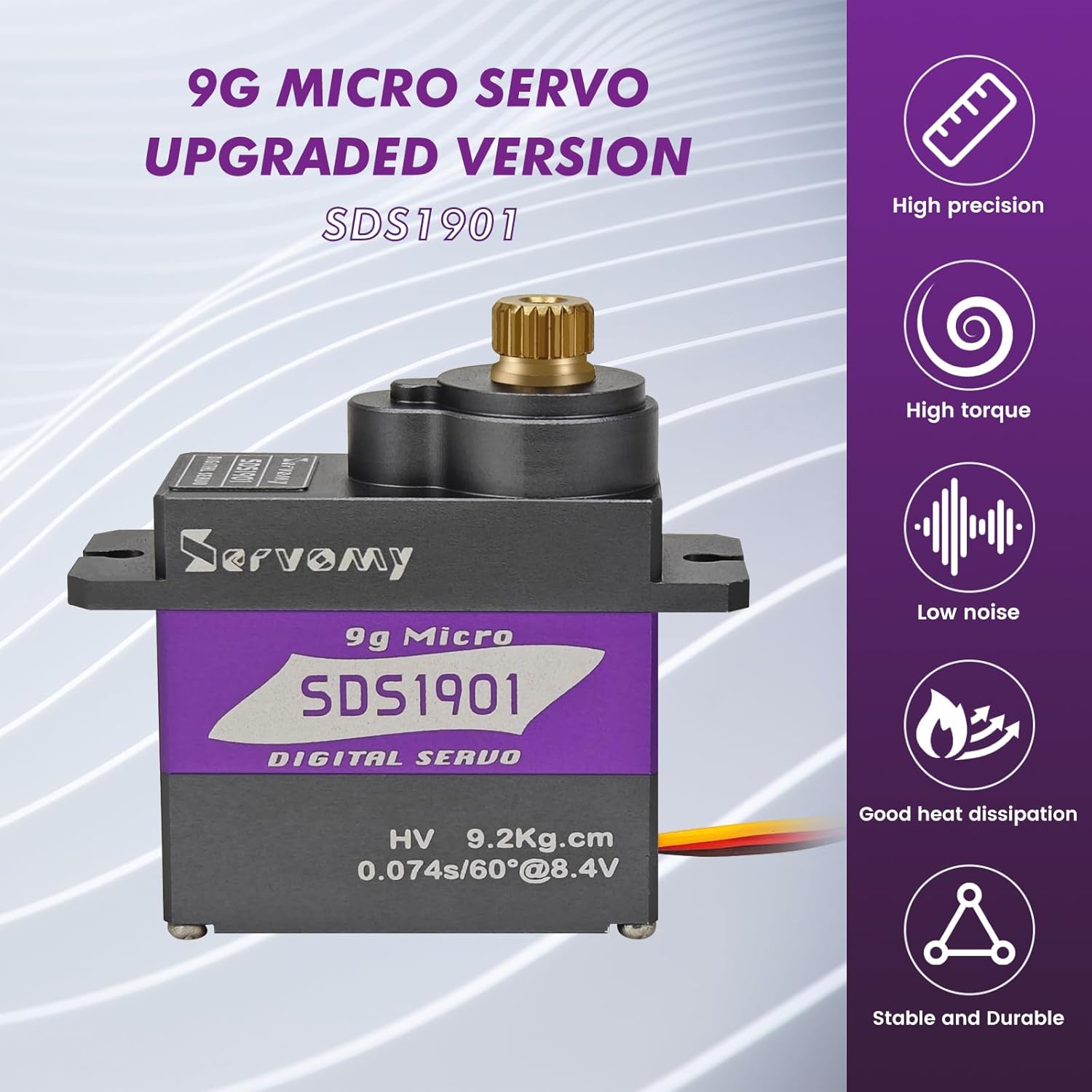 Drone And Car - SERVOMY-SDS1901 Servo Digital 9G Mikro Tanpa