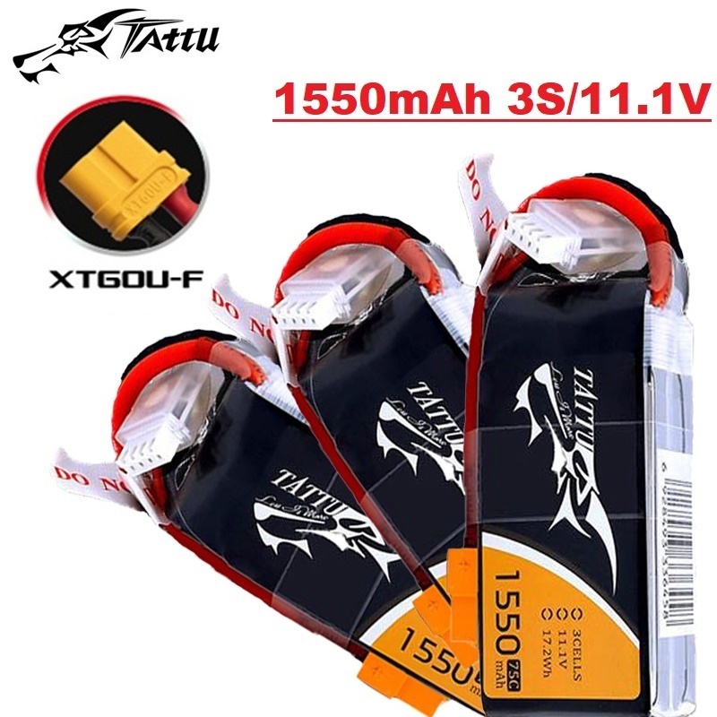 Drone Carrera Rc - TATTU 3S baterai LiPo 75C 3S