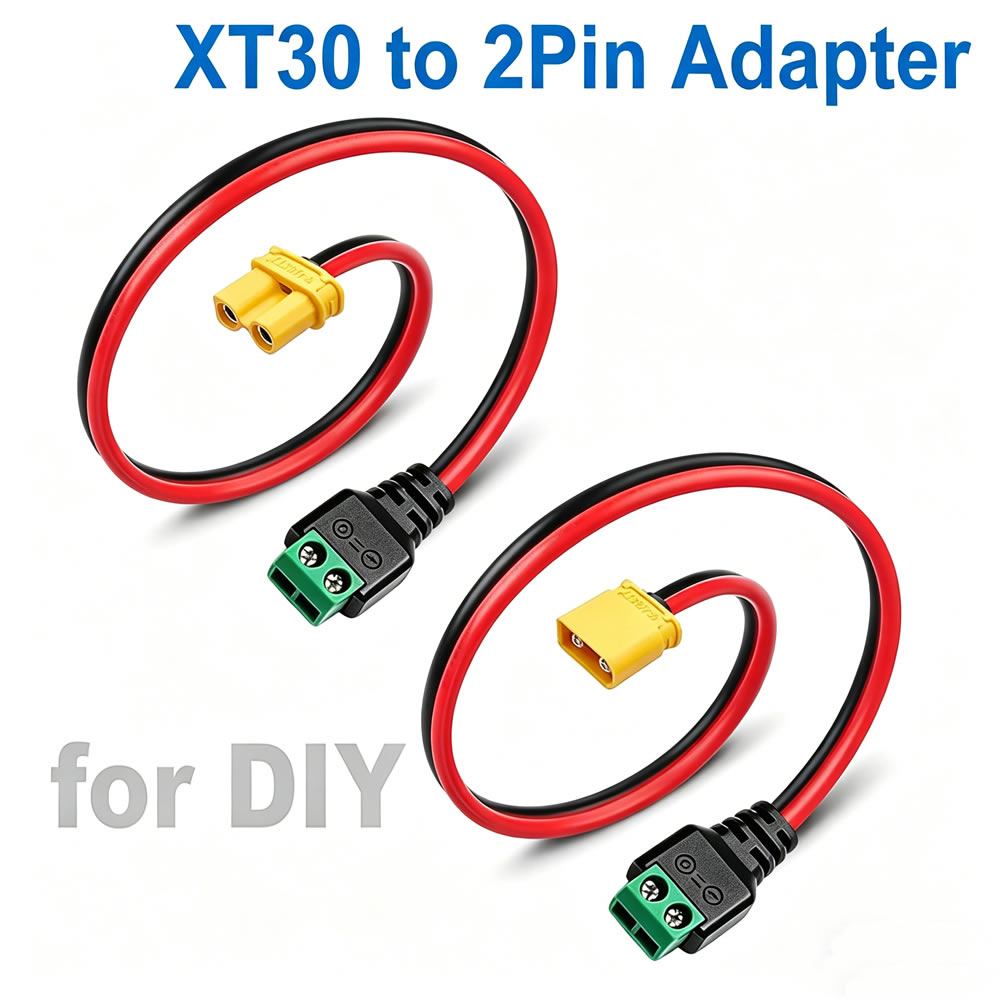Drone Rc Car Hybrid - XT30 Ke 2 Pin Kabel Adaptor