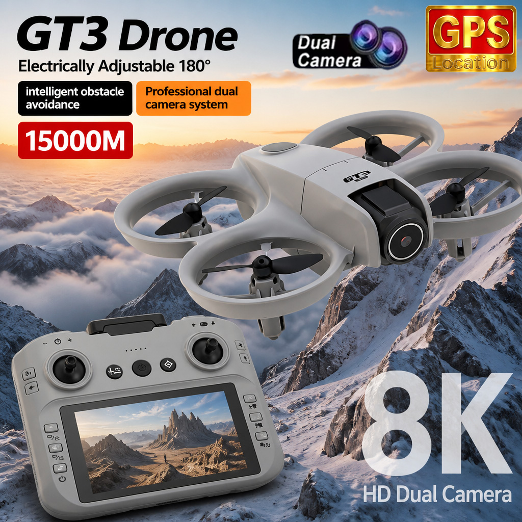 Drone Rc S156 - GT3 Mini RC Drone Profesional 8K