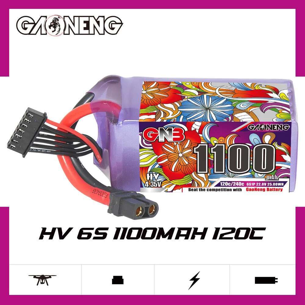 2 Buah Baterai Lipo GNB 6S 22. - Drone Rc Leading ulasan dan harga