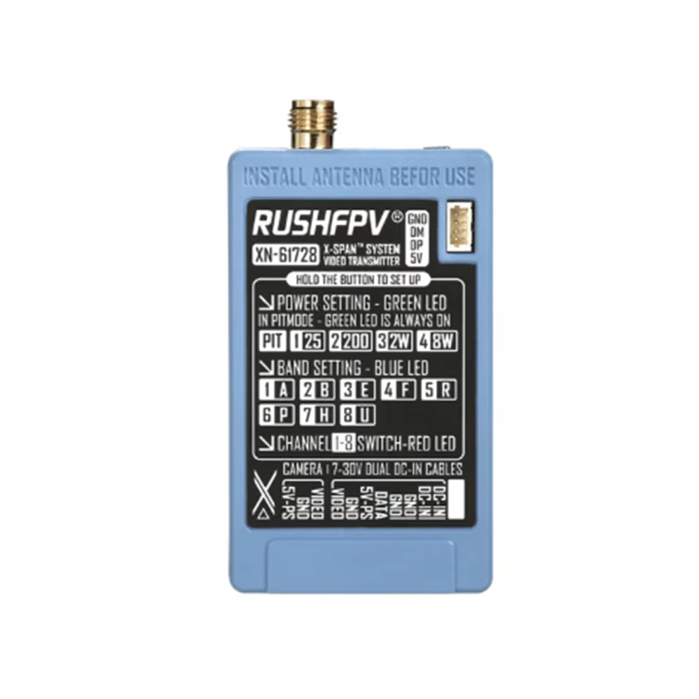 RUSHFPV 6.1‑7.2G 8W X61728 VTX - Rc Airplane Drone ulasan dan harga