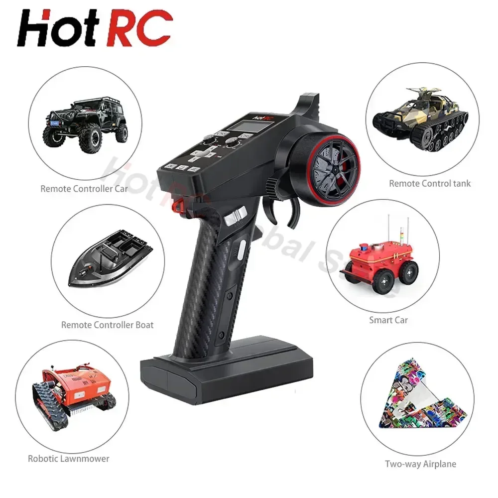HotRC CT-6A 2.4G 6CH 6 Saluran - Drone And Car ulasan dan harga