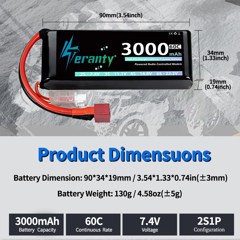TERANTY 2S 3000mAh Baterai Lip - Drone Rc Leading ulasan dan harga