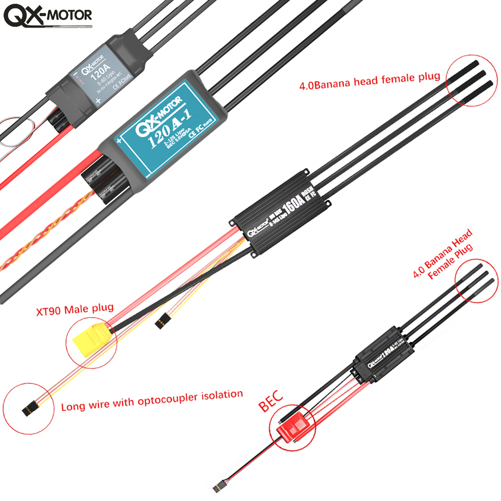 QX-MOTOR Seri ESC Tanpa Sikat  - Drone And Car ulasan dan harga
