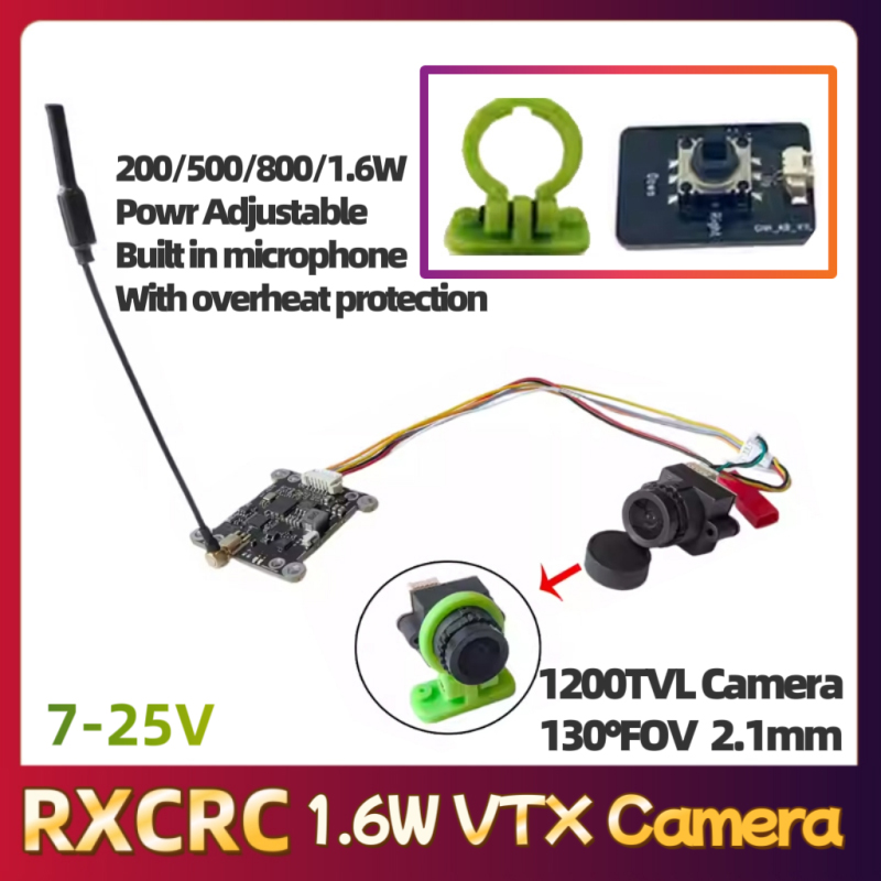 Modul RXCRC 5.8G 48CH 1.6W VTX - Rc Airplane Drone ulasan dan harga