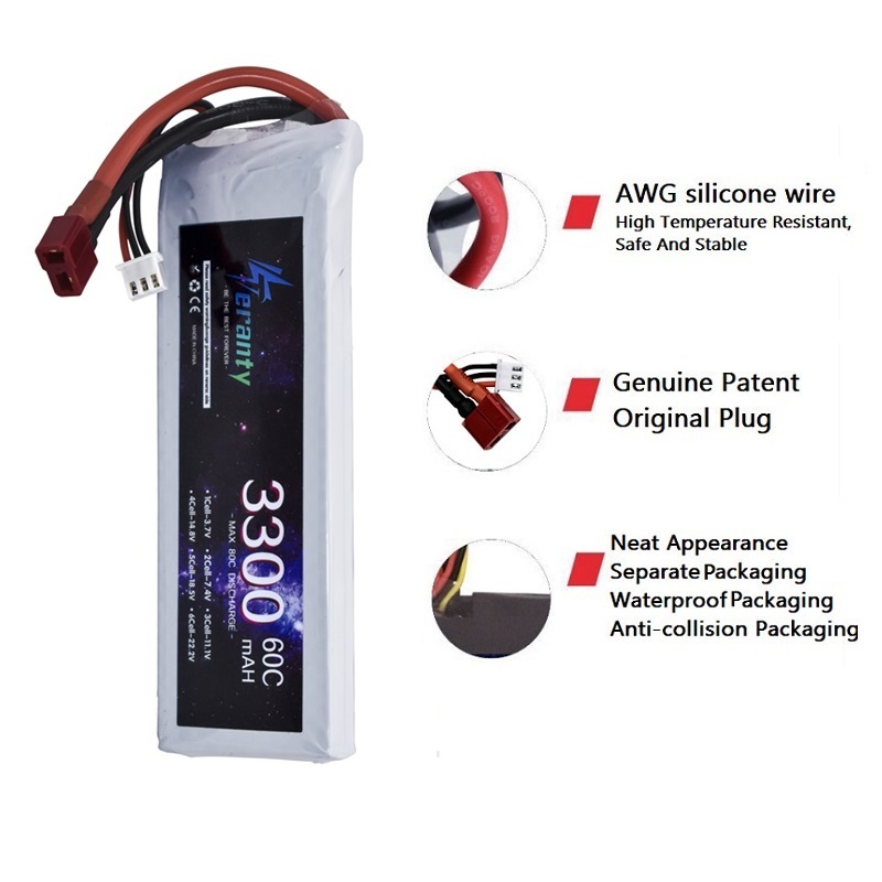 2S 7.4V baterai LiPo 3300mAh 6 - Drone Rc Leading ulasan dan harga