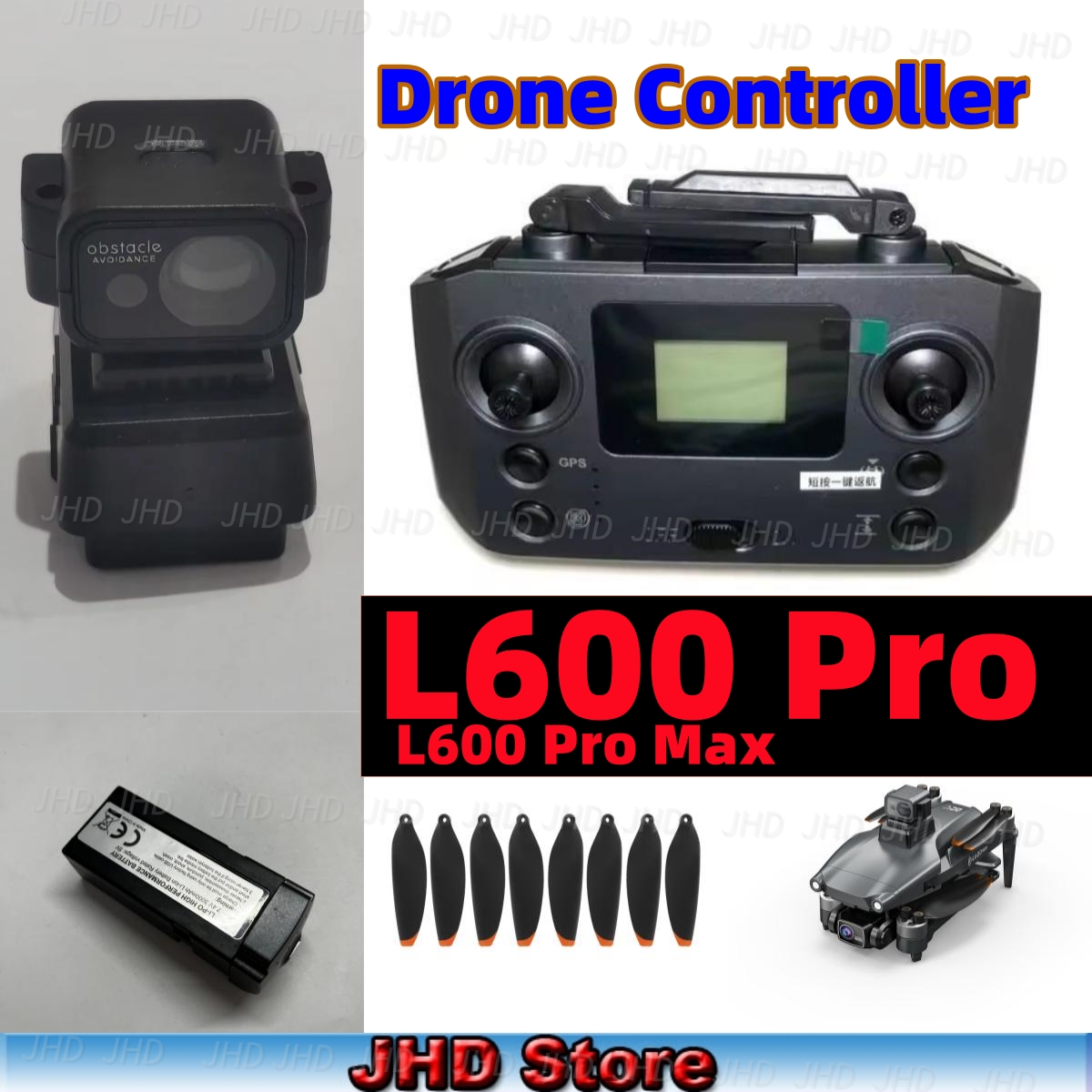 JHD L600 PRO Drone RC Quadcopt - Lyzrc Drone ulasan dan harga