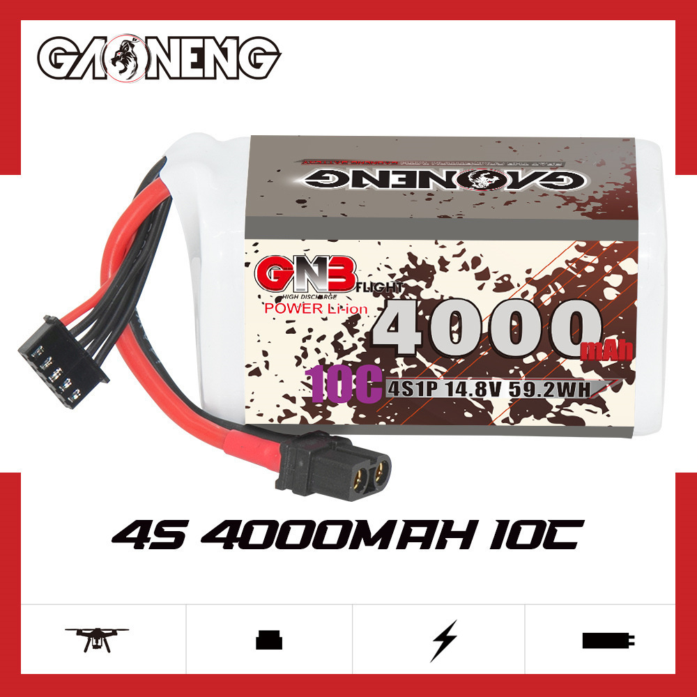 GNB 4000mAh 4S 14.8V 10C 20C d - Drone Rc Leading ulasan dan harga