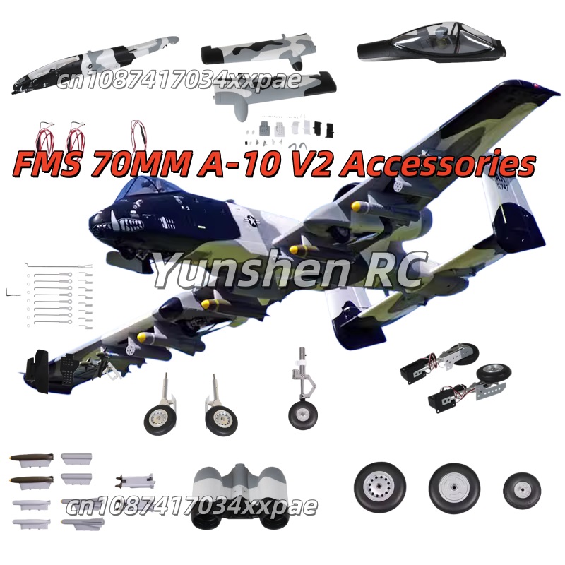 FMS 70MM EDF A-10 V2 Suku Cada - Plane Drone Rc ulasan dan harga