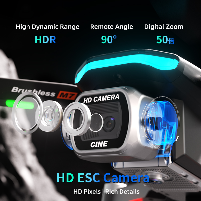 Drone RC M7 Baru Kamera HD 8K  - Drone Rc S156 ulasan dan harga