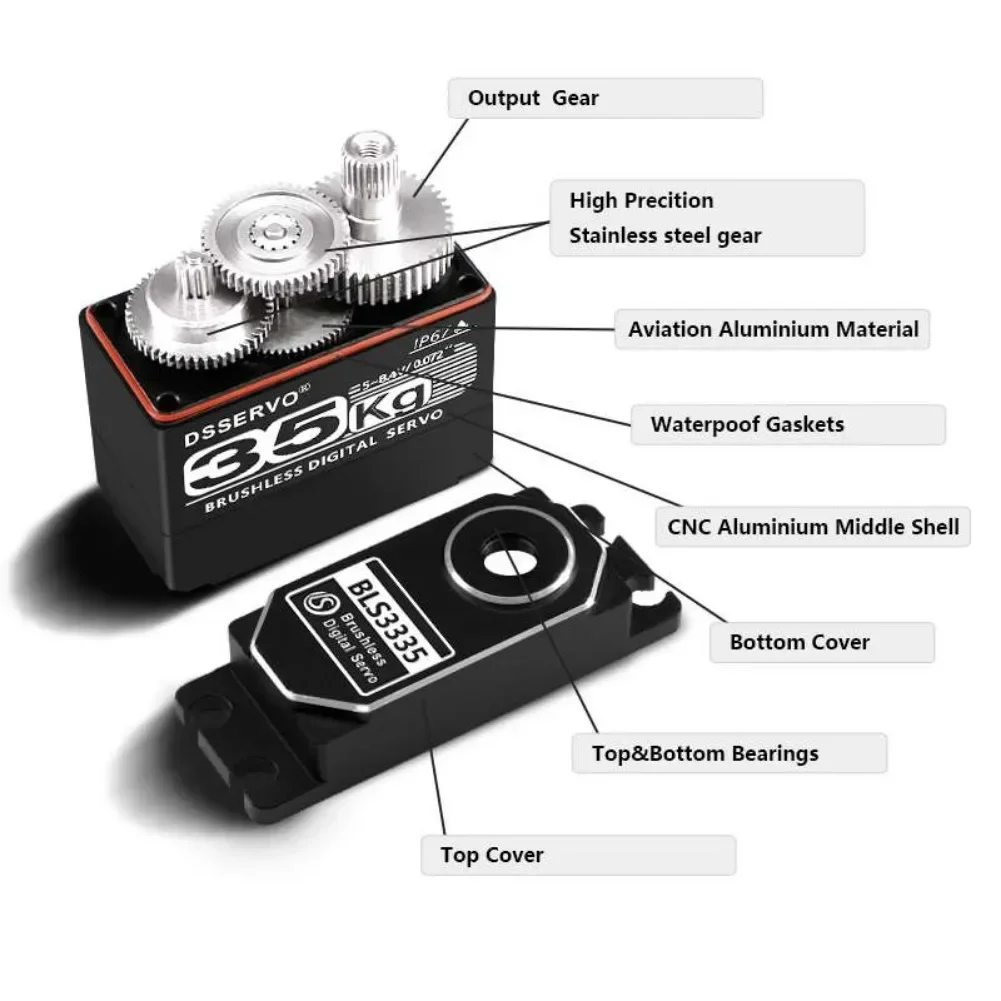 35KG BLS3335 Motor Servo Digit - Plane Drone Rc ulasan dan harga