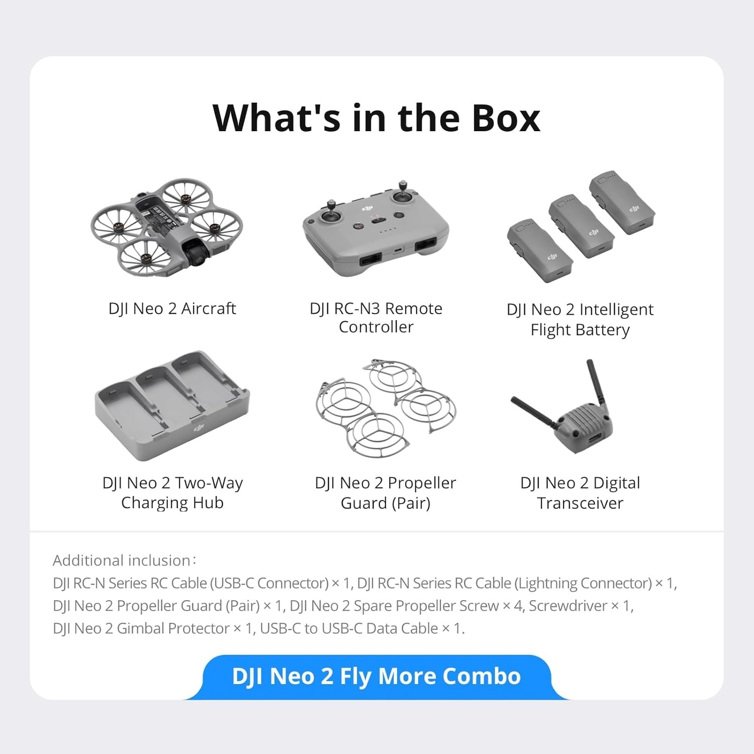 DJI Neo 2 Fly More Combo Drone - Drone Rc N3 3 Batteries ulasan dan harga