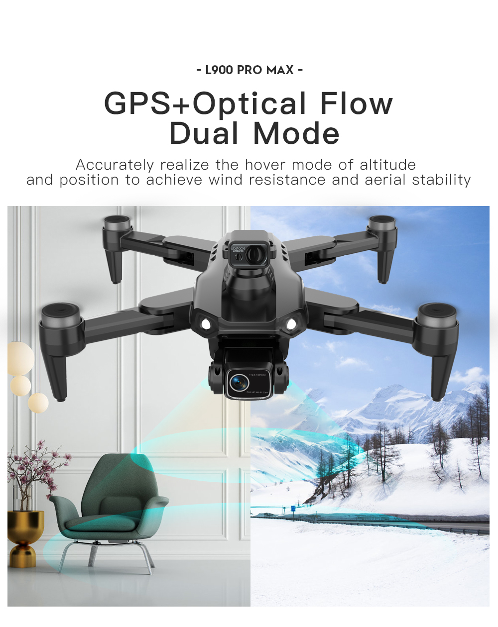 Drone LYZRC L900 PRO MAX denga - Lyzrc Drone ulasan dan harga