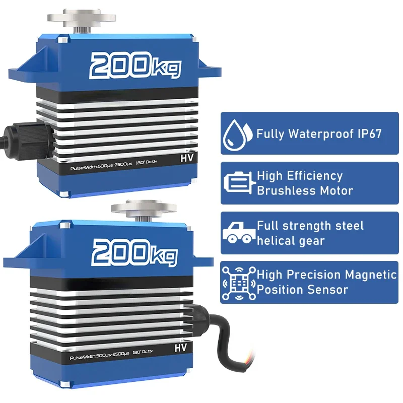 Servo Brushless 200KG 12V-16.8 - Drone And Car ulasan dan harga