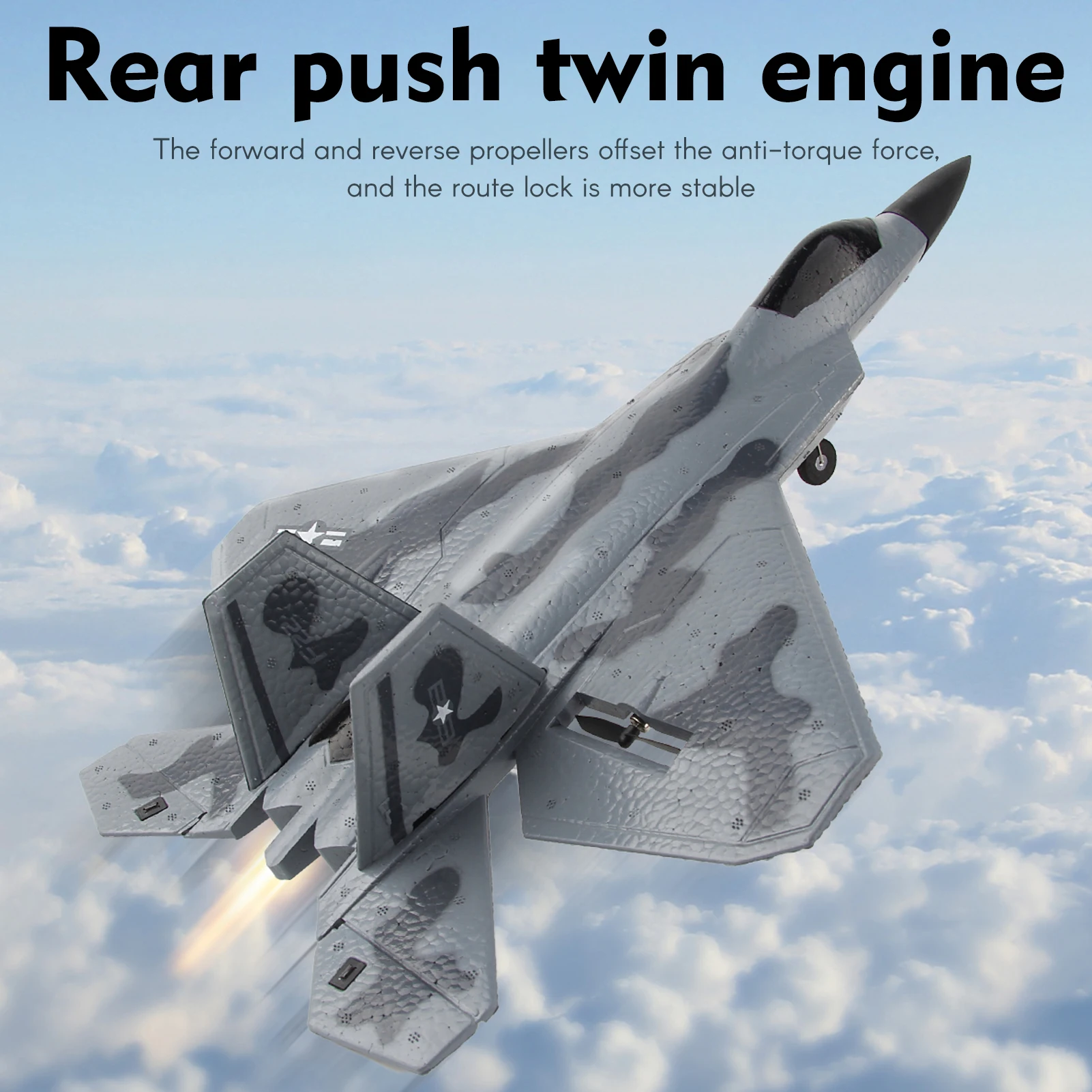 Pesawat RC Busa F22 Fighter Ra - Drone F22 Rc ulasan dan harga