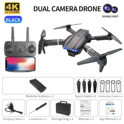Drone E99 K3 Pro HD 4K dengan  - Drone Rc E99 K3 ulasan dan harga