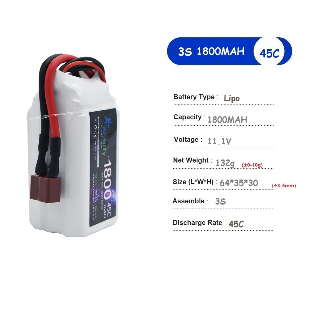 Baterai LiPo 11.1V 3S 1500mAh  - Drone Carrera Rc ulasan dan harga