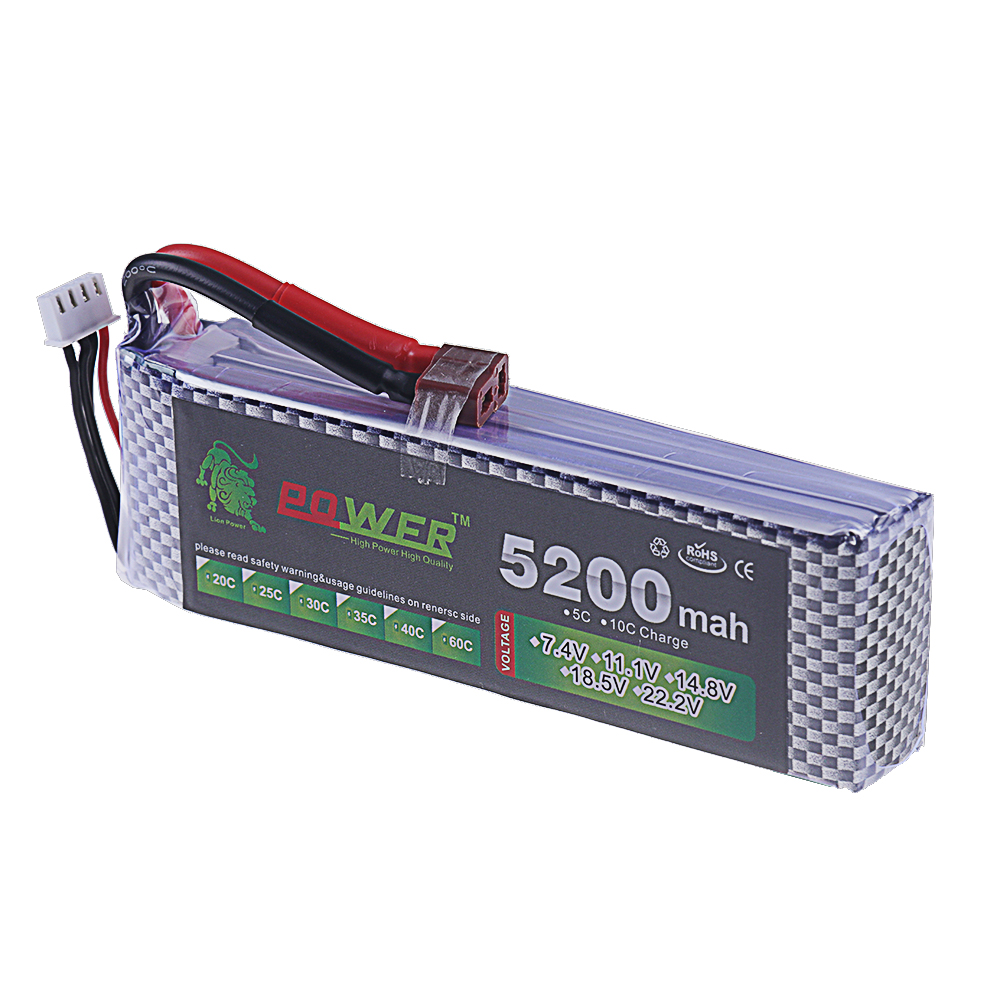 3S Lipo baterai 11.1V 5200mah  - Drone Rc Leading ulasan dan harga