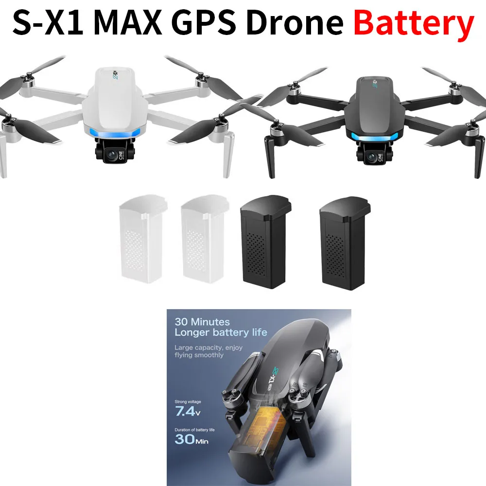 Baterai Drone GPS S-X1 MAX 7.4 - Lyzrc Drone ulasan dan harga